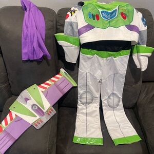 Buzz Lightyear Kids Costume - White and Green